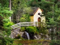 Jigsaw Puzzle Chapel in the forest