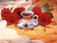 Quebra-cabeça Tea and roses