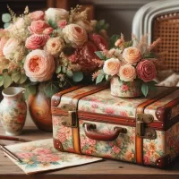 Quebra-cabeça Mala com desenho