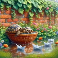 Jigsaw Puzzle Turtles