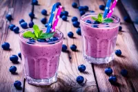 パズル Blueberry drinks