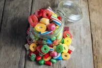 Jigsaw Puzzle Colorful Candies