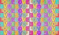 Jigsaw Puzzle Colorful love