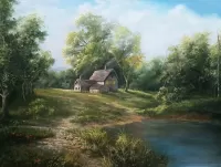 Rompecabezas Country house by Kevin Hill