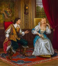 Puzzle D'artagnan and Milady