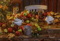 Jigsaw Puzzle country still life