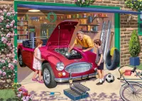 Jigsaw Puzzle Grandfather's garage