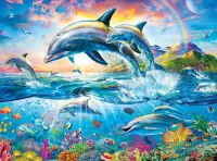 Jigsaw Puzzle Dolphins