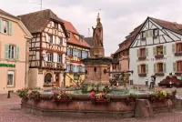 Слагалица Eguisheim village