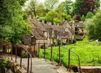 Jigsaw Puzzle A village from a fairy tale