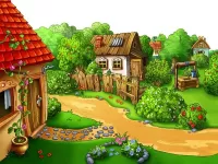 Jigsaw Puzzle Countryside in summer 2