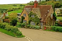 Quebra-cabeça Village in Dorset