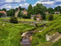 Jigsaw Puzzle Village in Yorkshire