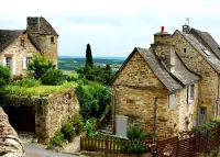パズル Village in Touraine