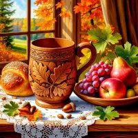 Пазл Дерев'яна мужка