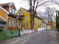 Rompecabezas Wooden houses in Oslo