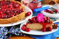 Слагалица Dessert with cherries