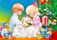 パズル Children and Christmas