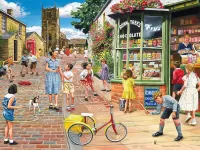 Jigsaw Puzzle Children on the street