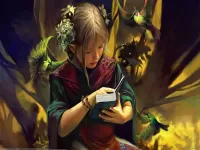 Puzzle The girl with a book
