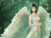 Пазл Девушка-ангел