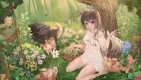 Jigsaw Puzzle Wolf girl