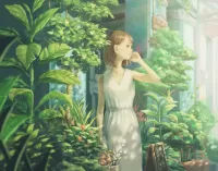 Puzzle Girl and Plants