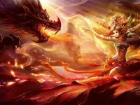 Zagadka Girl and dragons