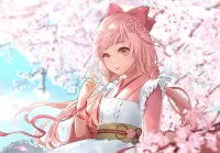 Zagadka The girl under the Sakura
