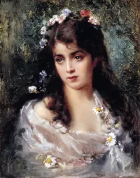 Rätsel Girl dressed as Flora