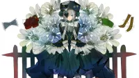 パズル Girl in flowers
