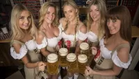 Jigsaw Puzzle Girls and beer