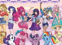 Jigsaw Puzzle Girls of Equestria