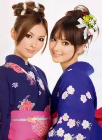 Пазл Девушки в кимоно