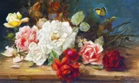 Jigsaw Puzzle Wild roses