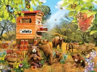 Jigsaw Puzzle Wild honey