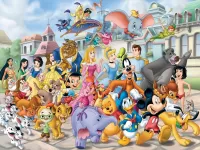 Jigsaw Puzzle Disney characters