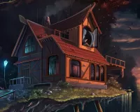Jigsaw Puzzle House at the end of the earth