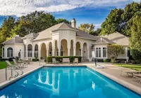 Jigsaw Puzzle House with pool