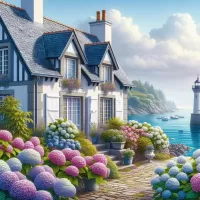 Jigsaw Puzzle House by the sea