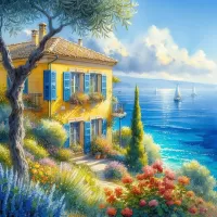 Puzzle House by the sea