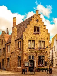 Jigsaw Puzzle House in Bruges