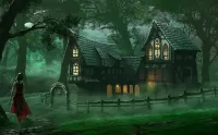 Пазл Дом в лесу