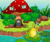 Jigsaw Puzzle Frog house