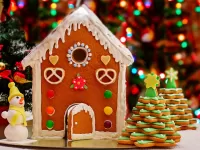 Rompecabezas House and ate from gingerbread