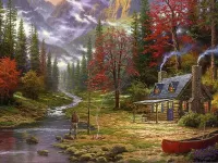 Jigsaw Puzzle Forester house