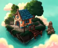 Слагалица The house on the island