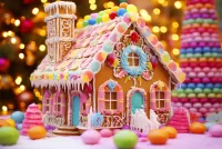 Puzzle Gingerbread house