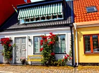 Jigsaw Puzzle House in Ystad