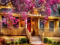 Jigsaw Puzzle house in bloom